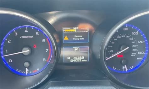 subaru electronic parking brake problems|Subaru Electronic Parking Brake .
